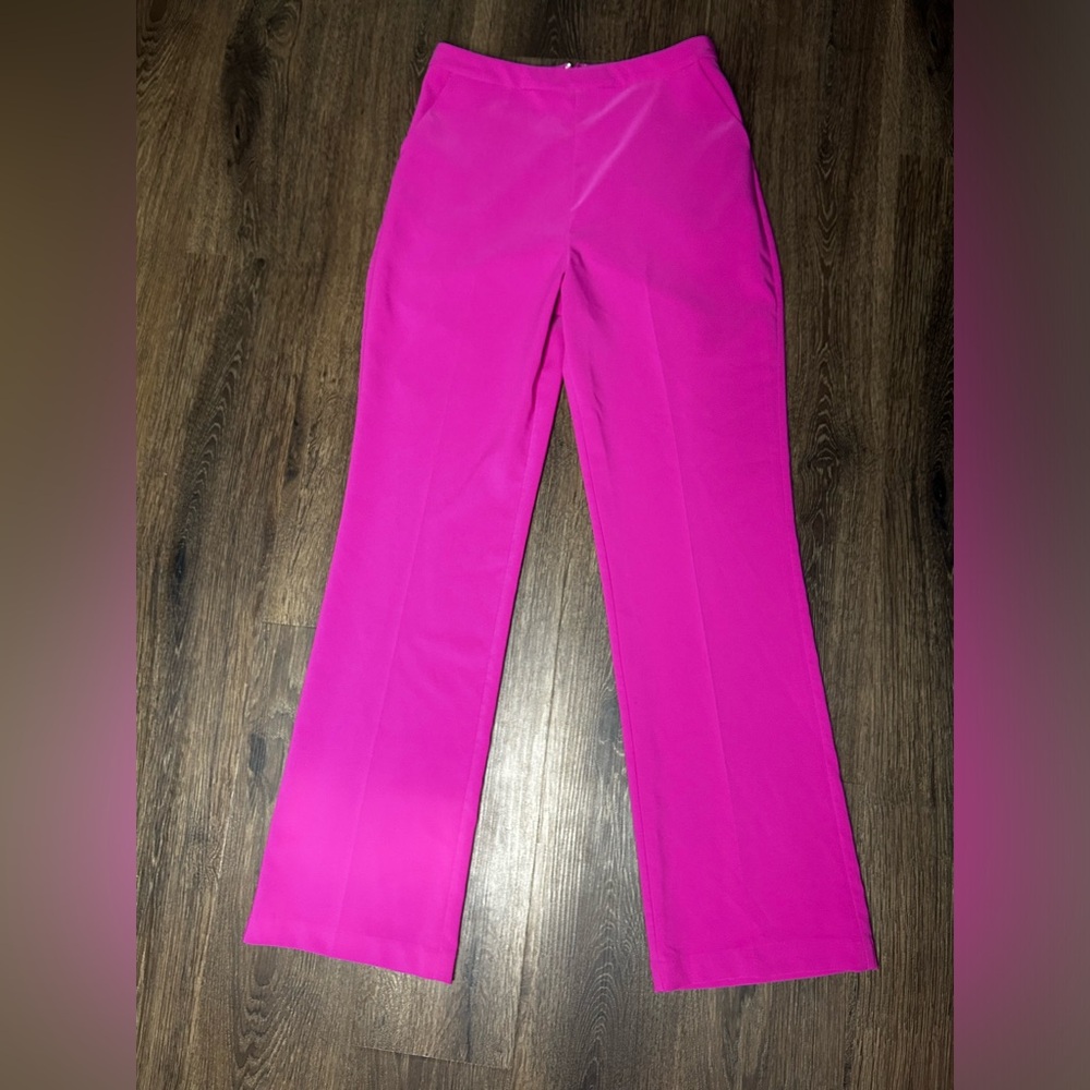 NBD Women's Topaz High Rise Pant in Magenta Pink Size Medium Retail $178 Revolve - Picture 4 of 9